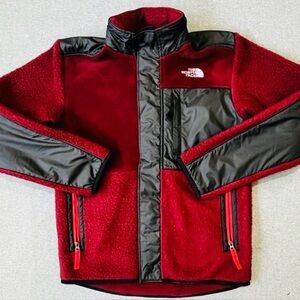 The North Face Kids Jacket -Burgundy and Black